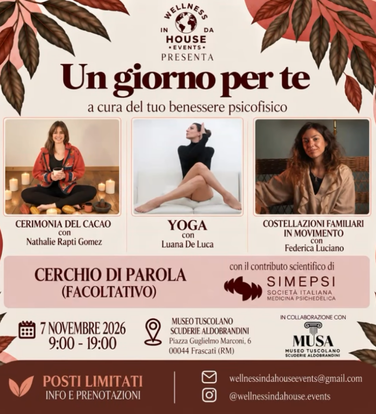Locandina: Un giorno per te – Cerchio di Parola