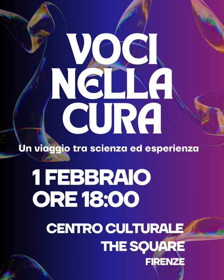 Locandina: Voci nella cura – Un viaggio tra scienza ed esperienza