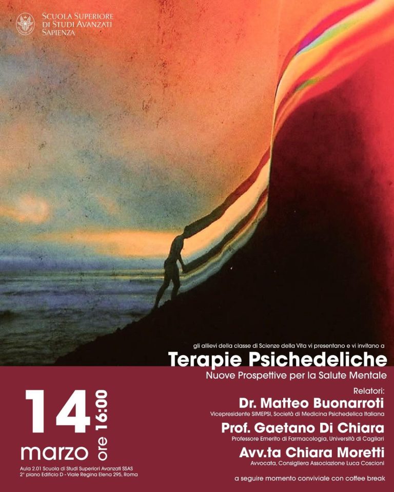Locandina: Terapie psichedeliche: una sfida possibile?