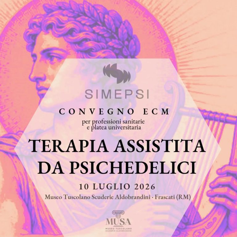 Locandina: Terapia assistita da psichedelici – Giornata formativa