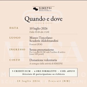Immagine: Terapia assistita da psichedelici – Giornata formativa