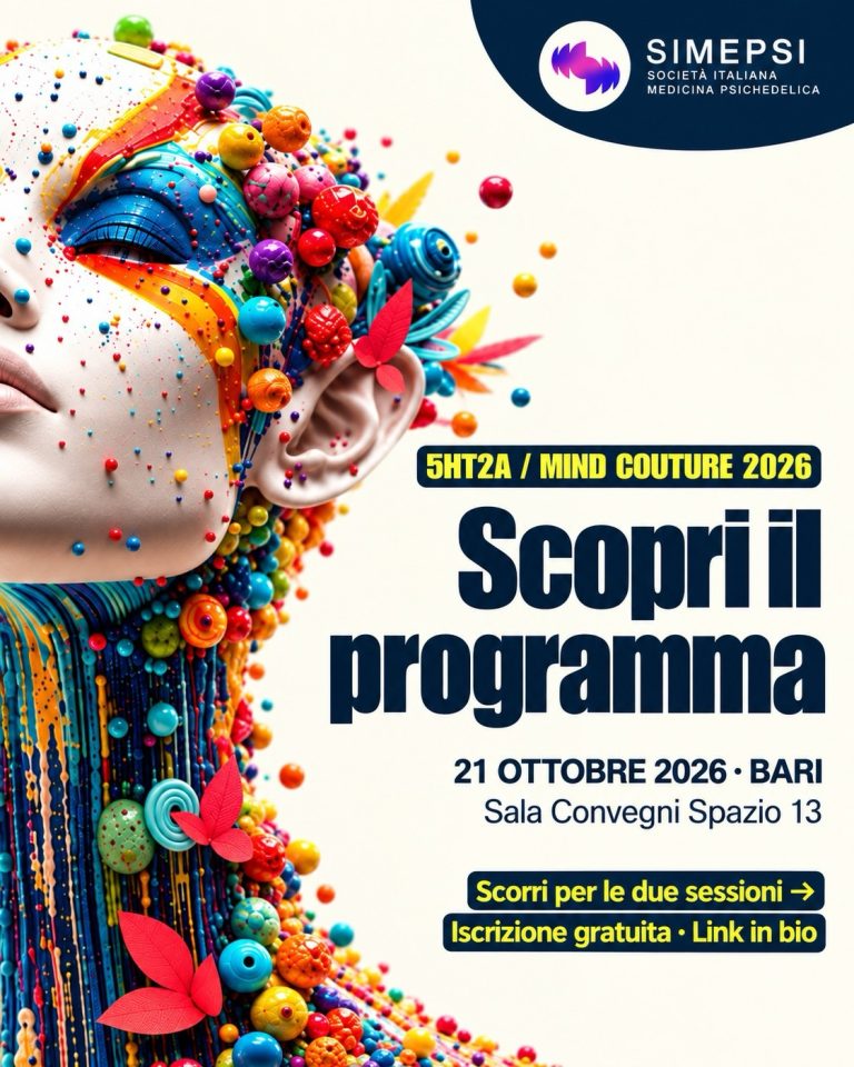 Locandina: 5HT2A – Mind Couture: la medicina psichedelica personalizzata