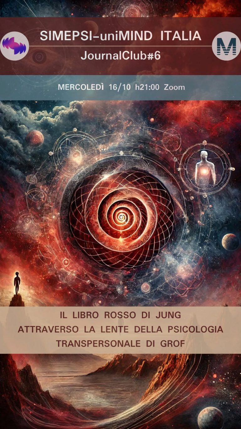 Locandina: Journal Club – Il libro rosso di Jung e Stanislav Grof